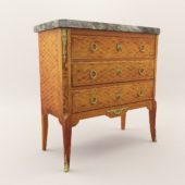 3d model Neoclassical commode – Around 1840