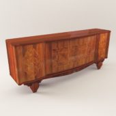 3d model Sideboard – Art Deco 1930, Studio of Jules Leleu