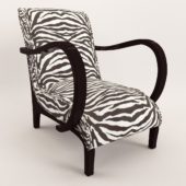 3d model Armchair – Art Deco 1940