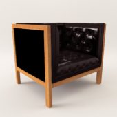 3d model Armchair – Art Deco style