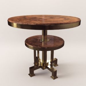 3d model Side table – Art Deco 1930