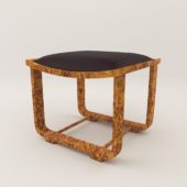 3d model Tabouret – Art Deco 1930