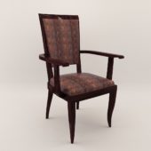 3d model Armchair – Art Deco 1930