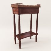 3d model Neoclassical side table – 1860