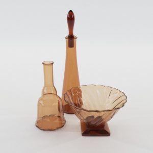 3d model Two Carafes And Bowl – Art Nouveau, Around 1900