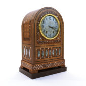 3d model Vienna secession table clock – Austria 1905