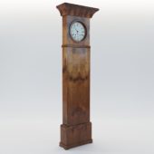 3d model Biedermeier long case clock – North Germany 1820