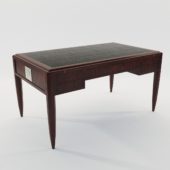 3d model Writing desk – Art Deco 1920, France