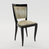 3d model Chair – Art Deco 1920, France