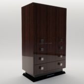 3d model Bar commode – Art Deco style