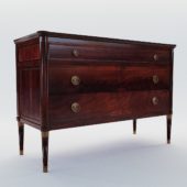 3d model Classicistic commode – France, late 18. century