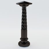 3d model Serpentine column – Italy, 19. century