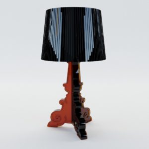 3d model Bourgie Metallic Lamp – Design by Ferruccio Laviani (Kartel)