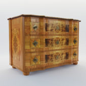 3d model Baroque commode – Germany, 18. century