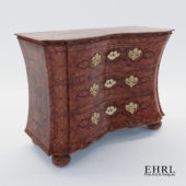 3d model Fantastic baroque commode – Germany 1750