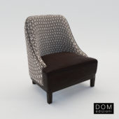 3d model Small armchair Dackys – Design by Domenico Mula (Dom Edizioni)