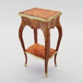 3d model Fine Louis XI table á écrire – France, Paris 1760