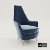 3d model Armchair Nuvola Poltrona from Reflex Angelo – Design by Tulczinsky