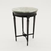 3d model Salon table of classicistic style – France about 1900