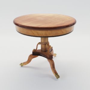 3d model Biedermeier salon table – North Germany 1825 - Georg Britsch
