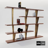 3d model Modular bookcase Prisma Liberia from Reflex Angelo – Design by Riccardo Lucatello