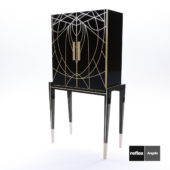 3d model Bar cabinet Belle Epoque from Reflex Angelo – Design by Studio Vigano