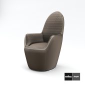 3d Model Armchair Swan-Poltrona From Reflex Angelo - Design By Tulczinsky