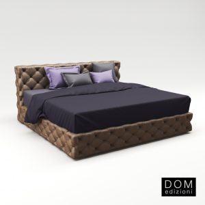 3d Model Bed Emanuel From Dom Edizioni - Design By Domenico Mula