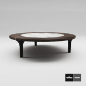 3d Model Coffee Table ARK 40 From Reflex Angelo - Design By Massimo Scolari