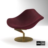 3d Model Armchair Zenit - Poltrona From Reflex Angelo - Design By Marco Cocco