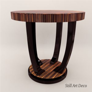 3d Model Side Table - Art Deco Style