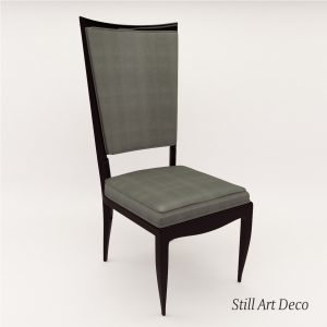 3d Model Chair - Art Deco Style