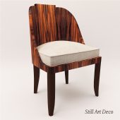 3d Model Chair - Art Deco Style