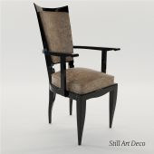 3d Model Chair - Art Deco Style