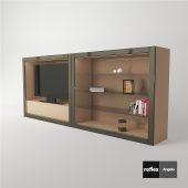 3d Model Avantgarde Luce Collection From Reflex Angelo - Design By Reflex (Hi-Fi Case, Wall Unit, Shelf Case)