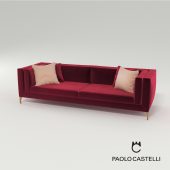 3d Model Sofa Ellegance 256 From Paolo Castelli - Design By Paolo Castelli