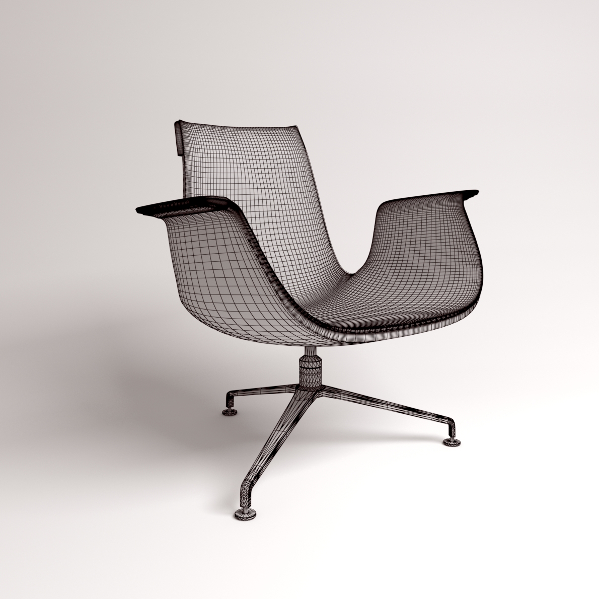 Bulbo Lounge Chair By Louis Vuitton - 3D Model for VRay, Corona