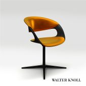 3d Model Chair Lox From Walter Knoll - Design By Pearson Lloyd