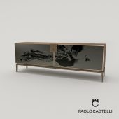 3d Model Cabinet Peacock High, Low, Cocktail From Paolo Castelli - Design By Paolo Castelli