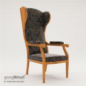 3d Model Biedermeier Wing Armchair – South Germany 1880 - Georg Britsch