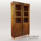 3d Model Biedermeier Bookcase - Munich 1830, Manufactory By Melchior Franck - Georg Britsch