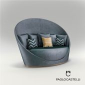 3d Model Sofa Petalo From Paolo Castelli - Design By Giampiero Peia