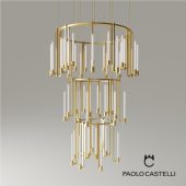 3d Model Chandelier Kalí 2 And 3 Ring From Paolo Castelli - Design By Paolo Castelli