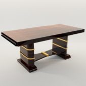 3d model Dining table – Art Deco 1920